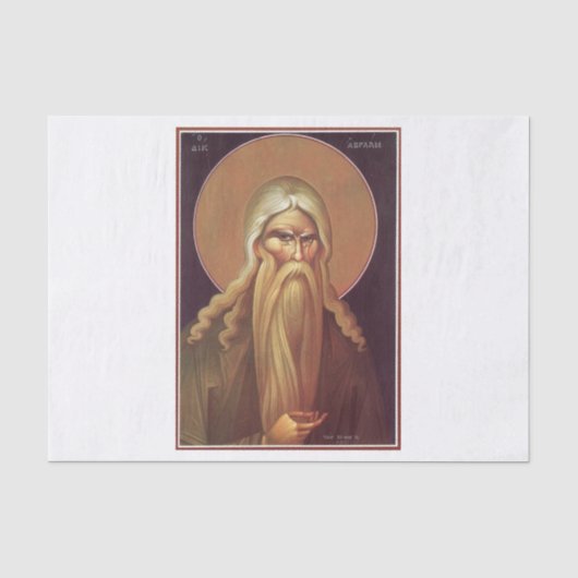 Papier Mousseline Patriarche Abraham (Recto)