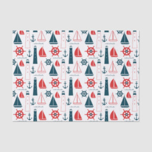 Papier Mousseline Patriote nautique