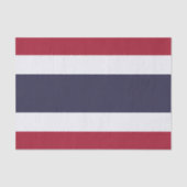 Papier Mousseline Patriotic tissue paper with flag of Thailand (Recto)