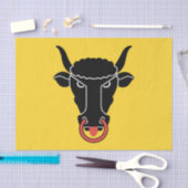 Papier Mousseline Patriotic tissue paper with flag of Uri canton (Artisanat)