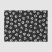 Papier Mousseline Patrouilles de Doodle, Paws de Chien, Paws Blanche (Recto)