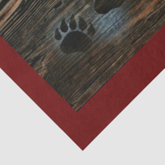 Papier Mousseline Patrouilles Ours Noir (Détail)