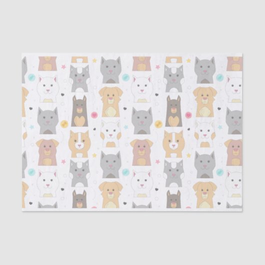 Papier Mousseline Patters de Cute (Recto)