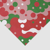 Papier Mousseline Patters de Groovy Funky Mod Retro Christmas (Détail)