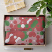 Papier Mousseline Patters de Groovy Funky Mod Retro Christmas (Cadeau)