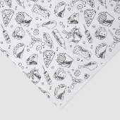 Papier Mousseline Patters de Hot Dog Chicken (Détail)