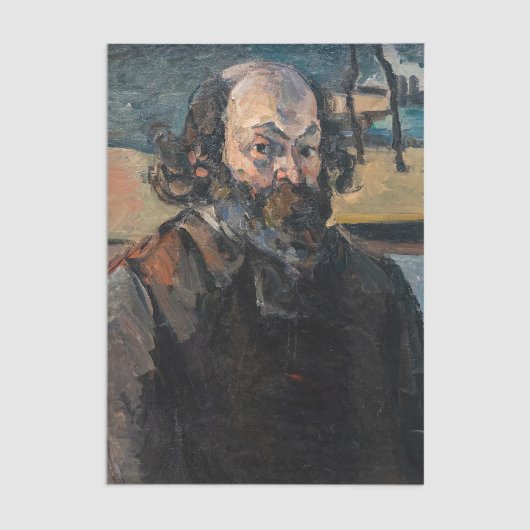Papier Mousseline Paul Cezanne - Autoportrait