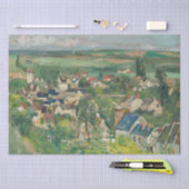 Papier Mousseline Paul Cezanne - Auvers, Vue panoramique (Artisanat)