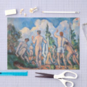 Papier Mousseline Paul Cezanne - Baigneurs (Artisanat)