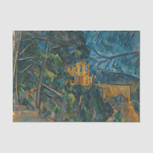 Papier Mousseline Paul Cezanne - Château Noir (Recto)