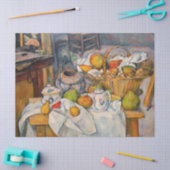 Papier Mousseline Paul Cezanne - La vie morte avec panier (Artisanat)