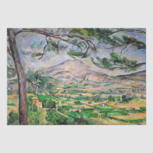 Papier Mousseline Paul Cezanne - Mont Sainte-Victoire et Grand Pin
