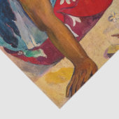 Papier Mousseline Paul Gauguin - Femmes tahitiennes sur la plage (Détail)