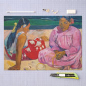 Papier Mousseline Paul Gauguin - Femmes tahitiennes sur la plage (Artisanat)