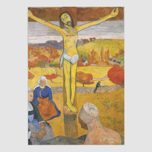 Papier Mousseline Paul Gauguin - Le Christ Jaune