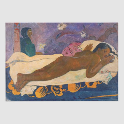 Papier Mousseline Paul Gauguin - L'Esprit des morts à regarder (Recto)
