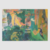 Papier Mousseline Paul Gauguin - Paysage avec Peacocks / Matamoe (Recto)