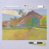 Papier Mousseline Paul Gauguin - Paysage tahitien (Artisanat)