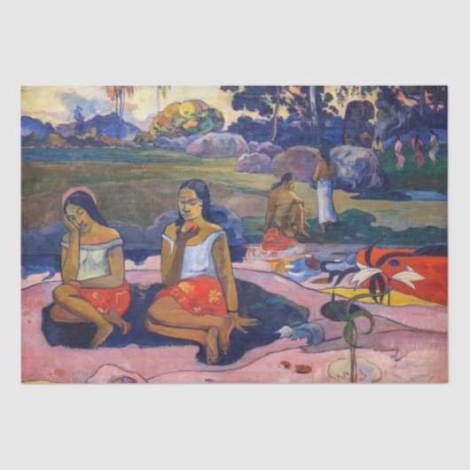 Papier Mousseline Paul Gauguin - Printemps sacré, Rêves doux (Recto)