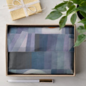 Papier Mousseline Paul Klee Abstrait Tree Blue Peinture (Cadeau)