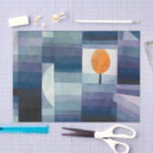 Papier Mousseline Paul Klee Abstrait Tree Blue Peinture (Artisanat)