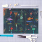 Papier Mousseline Paul Klee Fish Magic Peinture Abstraite Art graphi (Artisanat)