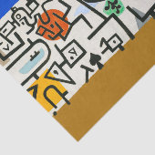 Papier Mousseline Paul Klee Rich Harbour Expressionnisme Abstrait (Détail)