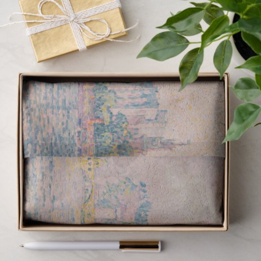 Papier Mousseline Paul Signac - Avignon, matin (Cadeau)