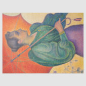 Papier Mousseline Paul Signac - Femme avec un parasol (Recto)