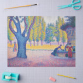 Papier Mousseline Paul Signac - Fontaine des Lices, Saint-Tropez (Artisanat)