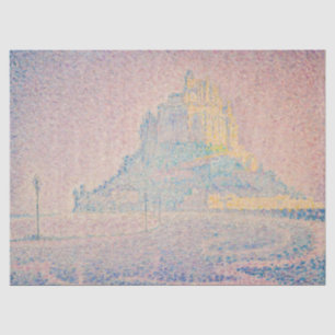 Papier Mousseline Paul Signac - Mont Saint Michel, Brume et Soleil