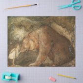 Papier Mousseline Pauvre petite ours par John Bauer (Artisanat)