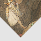 Papier Mousseline Pauvre petite ours par John Bauer (Détail)