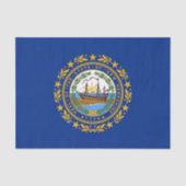 Papier Mousseline Pavillon d'État du New Hampshire (Recto)