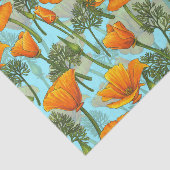 Papier Mousseline Pavot de Californie (Détail)