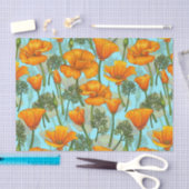 Papier Mousseline Pavot de Californie (Artisanat)