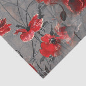 Papier Mousseline Pavot Haze (Détail)