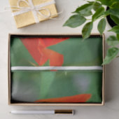 Papier Mousseline Pavot orange vibrant (Cadeau)