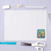 Papier Mousseline Paw-sitively Frightful | Monstrous Cats Halloween  (Artisanat)