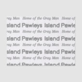 Papier Mousseline Pawleys Island Grey Man (Recto)