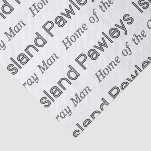 Papier Mousseline Pawleys Island Grey Man (Détail)