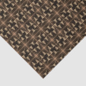 Papier Mousseline Pays-Bas Sepia Motif Brown (Détail)