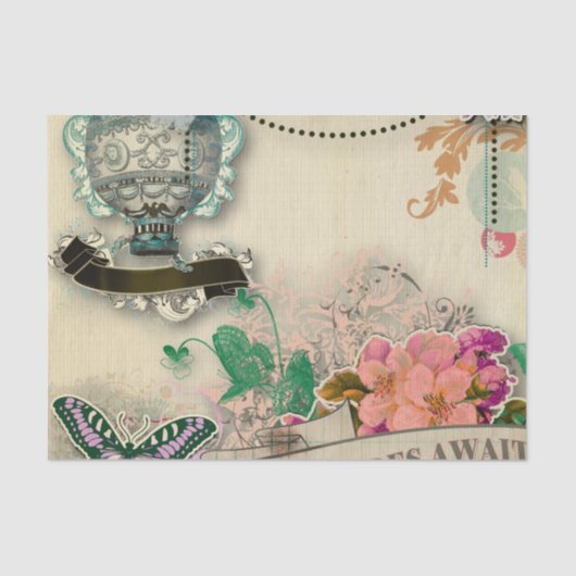 Papier Mousseline pays chic et français minable de papier, cru, (Recto)