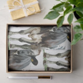 Papier Mousseline Pays de vache Noir et blanc (Cadeau)