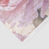 Papier Mousseline Pays Français Lilac Peonies Document de découpage (Détail)