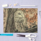 Papier Mousseline pays occidental automne feuilles chêne chêne blanc (Artisanat)