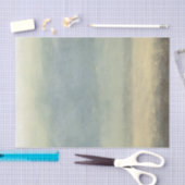 Papier Mousseline Paysage Abstrait avec ciel couvert (Artisanat)