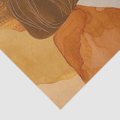 Papier Mousseline Paysage Abstrait de Boho (17) (Détail)