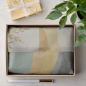 Papier Mousseline Paysage Abstrait de Boho (25) (Cadeau)