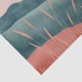 Papier Mousseline Paysage Abstrait de Boho (7) (Détail)